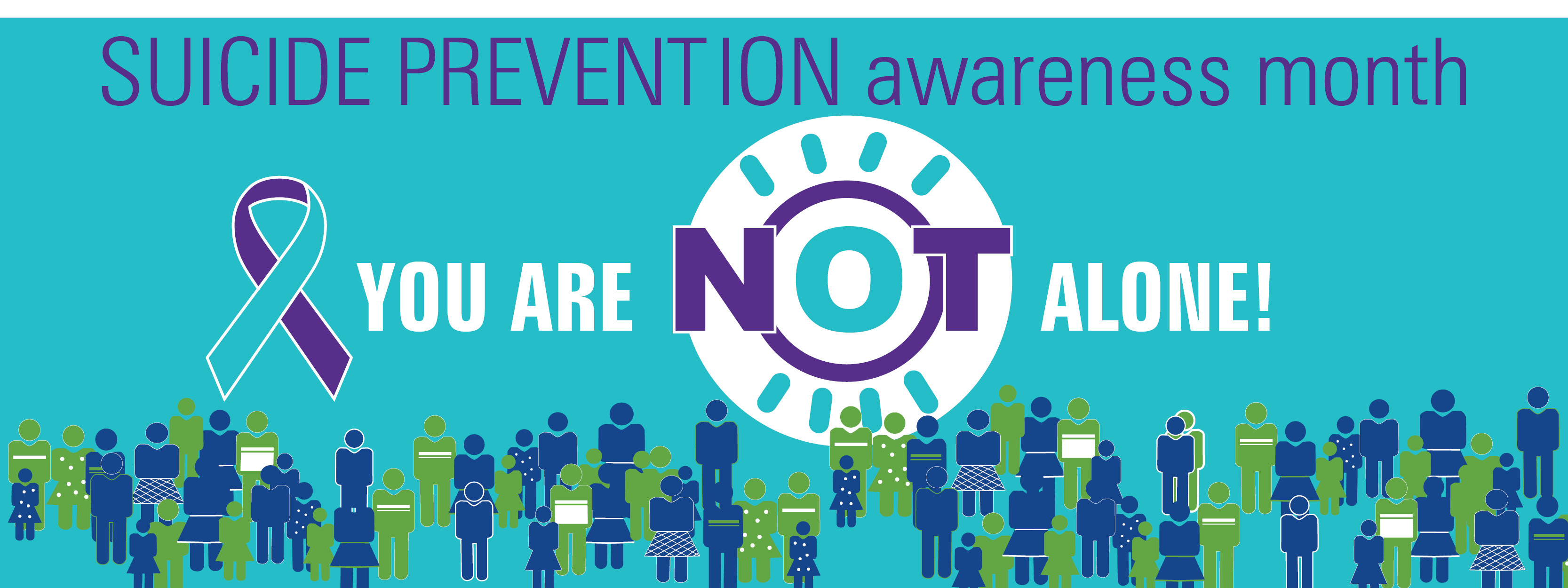 Suicide Prevention   Not Alone  Web Page Banner 2022 08